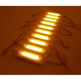 Resim Ledwell Cob Ledli Mercekli Modül Led Sarı - 5Adet 