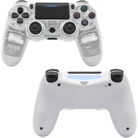 Resim Jingyi Ps4 Için Kablosuz Kumanda, Playstation 4 Oyun Konsolu Için Gamepad Uzaktan Kumanda Çubuğu, Şarj Edilebilir Pil, Çift Titreşim Kolu (Gümüş Gri) (Yurt Dışından) 