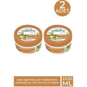 Resim Cire Aseptine Soft Prebiyotik Avokado El Yüz Ve Vücut Kremi 30 Ml 2 Adet 