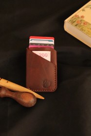Resim Mini - Deri Kartlık - Yeşil 