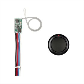 Resim Lillian 433MHZ Uzaktan Kumanda Anahtarı, Dc 3.6V-24V Cihazlar Için Kablosuz Mini Röle Siyah (Yurt Dışından) 
