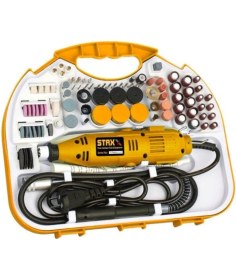 Resim 300 Parça 400 Watt 60.000 Rpm 6 Kademe Devirli Hobi Gravür Taşlama Zımpara Çantalı Set 