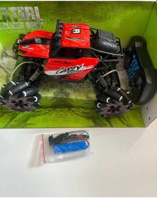 Resim Uzaktan Kumandalı Şarjlı Off Road Arazi Kırmızı Renk Araba 1:16 Ölçütlü 26x15 Cm 2.4 Ghz Full Kırmızı 