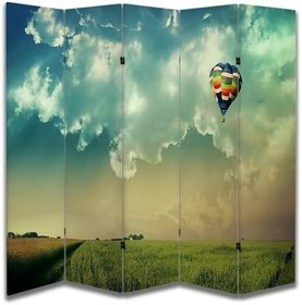 Resim Gökyüzü Temalı Özel Tasarım Paravan Room Divider 180 x 200 cm 