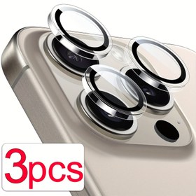 Resim For iPhone 15 Pro Max/15/15 Plus/14/14 Plus/13/12 Mini/11 Pro için 3'lü Paket Temperli Cam Kamera Lens Koruyucu, Ultra İnce, Parlak, Çizilmeye Dayanıklı, Şeffaf Kalkan 