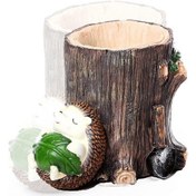 Resim Ganzhoushop Kalemlik Sevimli Masaüstü Kalemlik Kalem Kalemlik Reçine 14 X 11 Cm Ev Ofis Dekorasyonu Masa Organizasyonu İçin 