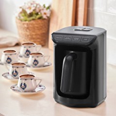 Resim Hatır Köz Türk Kahve Makinesi Shiny Black 