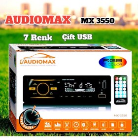 Resim Navicars Audıomax Çift Usb Bt Aux Renk Değiştiren Pro Teyp 2 Yıl Garantili 