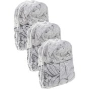 Resim Ipli Büyük Çamaşır Yıkama Filesi, Kirli Temiz Elbise Kıyafet Torbası Asker Üniversite Yurt (2) 