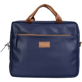 Resim BloominBag Pitonic Nature Navy 15-16 inç Laptop / MacBook Çantası 