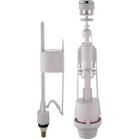 Resim Astraltech Basmalı Vitrifiye Rezervuar Iç Takımı Ayarlanabilir Sessiz Dolumlu Klozet Rezervuar Mekanizması 