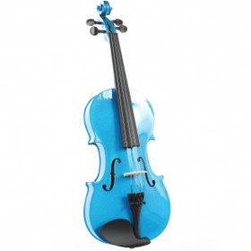 Resim Almira CNM3000-BL Başlangıç Serisi Mavi Keman Seti (4/4) | Renkli Tasarım Kutu ve Yay Dahil Öğrenci Seti 
