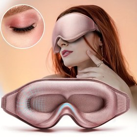 Resim Ultra Yumuşak 3D Uyku Maskesi - Işık Engelleyici & Gürültü Azaltıcı, Pastel Pembe/ Tonlar, Hipoalerjenik Göz Kapağı Seyahat, Ev, Yoga, Şekerleme İçin - Kadın ve Erkekler için, Hassas Cilt Tipleri Dahil, Seyahat Vazgeçilmezi, Rahat Kullanım, Pürüzsüz Dokulu, Yoğun Profesyoneller 