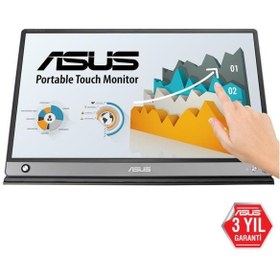 Resim Asus ZenScreen Touch MB16AMT 15.6" 5 ms Full HD IPS 60 Hz Dokunmatik Taşınabilir Monitör Teşhir 