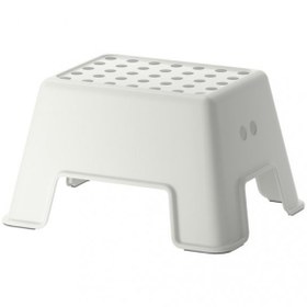 Resim IKEA BOLMEN ÇOCUK BANYO TABURE BASAMAK KAYMAZ TABAN - BEYAZ 