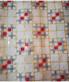 Resim Şeffaf Desenli Masa Örtüsü 1,7 Mm 80 Cm En Kalın (543901865) 