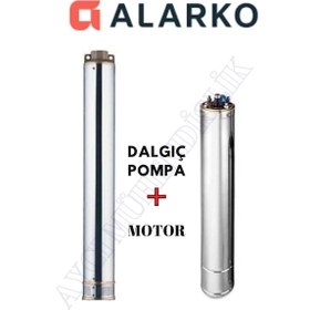 Resim Alarko 4sd16/20 7,5 Hp 380v Dalgıç Pompa 