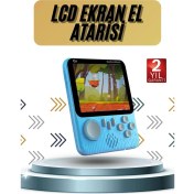 Resim 3.5 Inç Mini Atari Taşınabilir Oyun Konsolu 666 Adet Retro Oyun 
