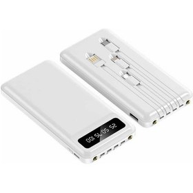 Resim 4 Çıkışlı 20.000 Mah Powerbank Uzun Pil Ömürlü Taşınabilir 