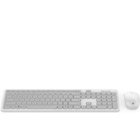 Resim Microsoft Bluetooth® Desktop Klavye Mouse Gri-QHG-00042 Microsoft