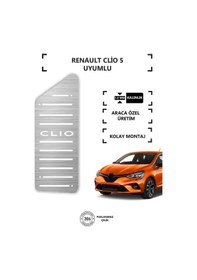 Resim Renault Clıo 5 Ayak Dinlendirme Pedalı Krom Ayak Dayama Pedalı 