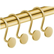 Resim Banyo İçin 12 Kancalı Rustik Ülke Tarzı Duş Perdesi, 180 X 188 Cm, Rustik, Ahşap Zemin Üzerinde Mavi-yeşil Papatyalar Ve Kelebekler 