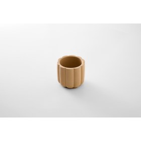 Resim Arteo Handmade Çiçek Formlu Dekoratif Kap/Jar 