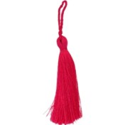 Resim Püskül Tekli 5 cm 1 Adet Fuşya 