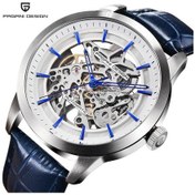 Resim Pagani Design Pd-1638 Iskelet Otomatik Erkek Kol Saati 2 Yıl Garanti Su Geçirmez Gümüş 