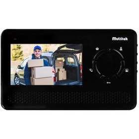 Resim Multitek Multibus Sistem MB43-S 4.3 inç Daire Görüntülü Diafon Ekranı 9G 01 00 0021S 