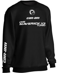 Resim Brp Can-Am Maverick X3 Ds Turbo Sweatshirt - White / XL 