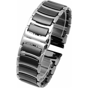 Resim Galaxy Watch Uyumlu 42mm 20mm Seramik Metal Zore Kordon-beyaz-gold 