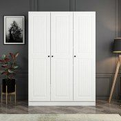 Resim Minar Kale 190 cm 3 Mebran Kapaklı 2ç Dolap - Beyaz 