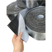 Resim BantMarketim Kauçuk Bant Oto Ses Yalıtımı 9mm Alüminyum Folyolu 10 Cm X 10 Metre 