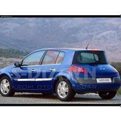 Resim S-Dizayn Renault Megane 2 Krom Yan Kapı Çıtası 4 Prç 2004-2005 