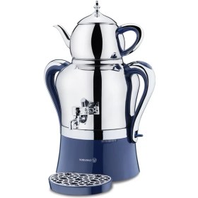 Resim Korkmaz Hanedan Azura Inox Krom Semaver 