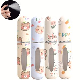 Resim 1/4 adet Sevimli Tavşan ve Çiçek 5ml Yeniden Doldurulabilir Parfüm Sprey Şişesi - Taşınabilir Seyahat Mini Atomizer Şeffaf Pompa Dağıtıcısı ile Kozmetikler, Esansiyel Yağlar, Losyonlar için - BPA-Free Plastik, Parfüm Seyahat Yeniden Doldurulabilir, Oyuncu Tasarım, Bpafree Plastik 