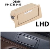 Resim Anjiexun Lhd Arka Küllük Saklama Kutusu 51427282489 Bmw 3 Serisi F35 İçin 