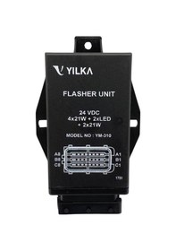 Resim Yılka 24v Flaşör 24 Uçlu 4 X 21w + 2 X Led + 2 X 21w Otokar 