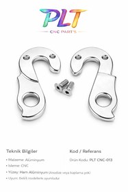 Resim PLTCNCPART'S Kron Xc 500 Bisiklet Kadro Kulağı 