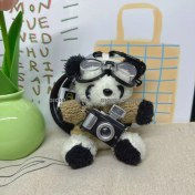 Resim Silver1 Iyi Şanslar Bebek Sevimli Karikatür Peluş Bebek Çanta Kolye Kız Öğrenci Bebek Asılı Anahtar (Yurt Dışından) 