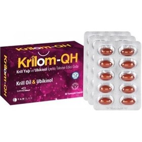 Resim Krilom-Qh Krill Oil Ubikinol 30 Yumuşak Kapsül 