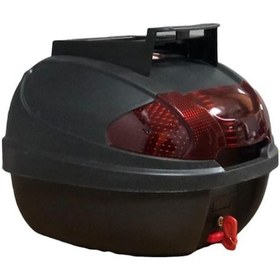 Resim ARWİC MOTOSİKLET ARKA ÇANTA KARGO TİPİ SIRT DAYAMALI 32LT SİYAH 