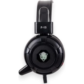 Resim Yoro Yr-F15-B Mikrofonlu Işıklı Gaming Kulaklık Siyah 