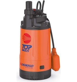 Resim Pedrollo Top Multı 2 Flatörlü Plastik Gövdeli Drenaj Dalgıç Ve Keson Kuyu Pompası 42 Mss 4.8 M³/h 