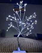 Resim Ahşap Masa Lambası 314799435 Beyaz 