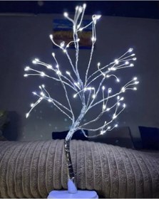 Resim Ahşap Masa Lambası 314799435 Beyaz 