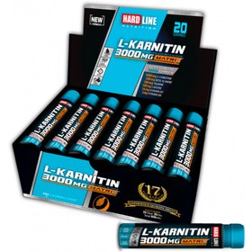 Resim HARDLINE L-Karnitin Matrix 3000mg Şeftali 20 adet (30ml) 