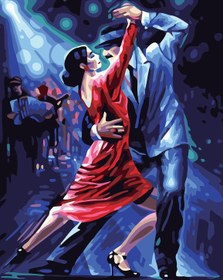 Resim Sayılarla Boyama Seti - Dans - 60x75 