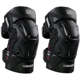 Resim Jokmae Sağlam Motosiklet Diz Koruyucuları - Yüksek Emniyet, Gece Reflektörlü, Ayarlı Kayış Siyah Diğer 